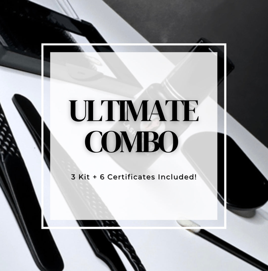 The Ultimate Combo Online Training - Lash Extensions + Lash Lift + Brow Lamination